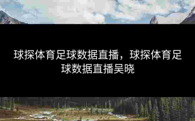 球探体育足球数据直播，球探体育足球数据直播吴晓